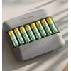 Įkroviklis Varta Eco Charger Multi USB NiMH AA/AAA, 8 baterijų, 2100 mAh, 1 val., pilka