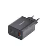 Intenso W65ACC 65W USB-C ir USB-A maitinimo adapteris juodas