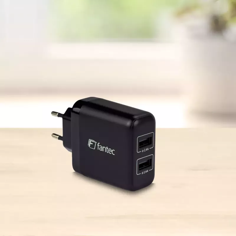 Įkroviklis Fantec SC-A244 Universal Black AC Indoor