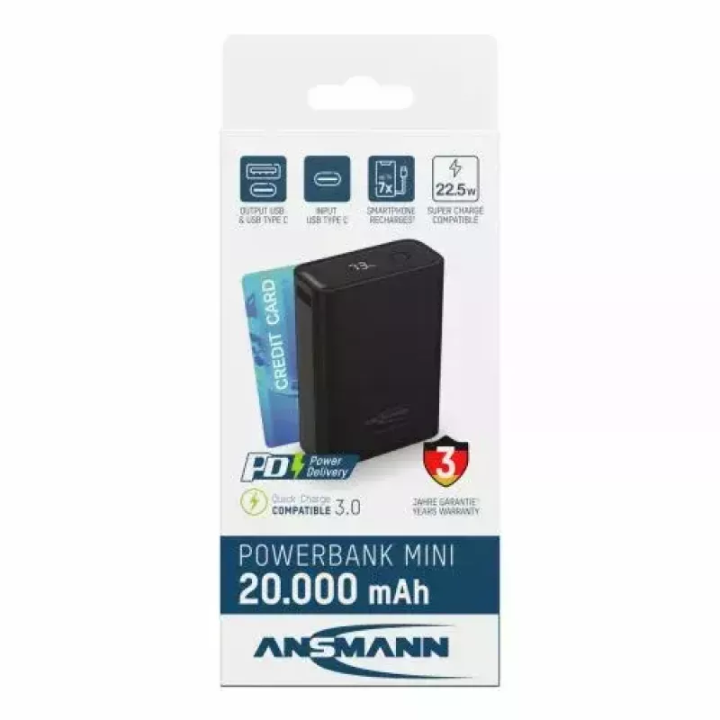 Nešiojama baterija Ansmann PB222PD 20000 mAh