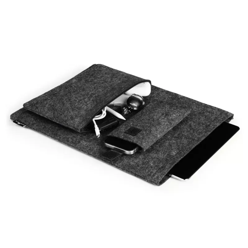 Durable MultiBag Effect 507158 dėklas nešiojamam kompiuteriui / planšetei, 16,4 colio, iš perdirbto PET veltinio, su kišenėmis priedams ir telefonui