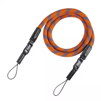 Hama Braid 120 dirželis skaitmeniniam fotoaparatui, nailoninis, mėlynas, oranžinis