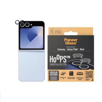 PanzerGlass ® Hoops® kameros objektyvo apsauga juoda Samsung Galaxy Z Flip6
