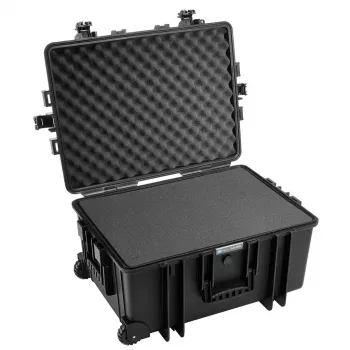 Trolley dėklas B&W 6800/B/SI polipropileno juodas 8,12 kg