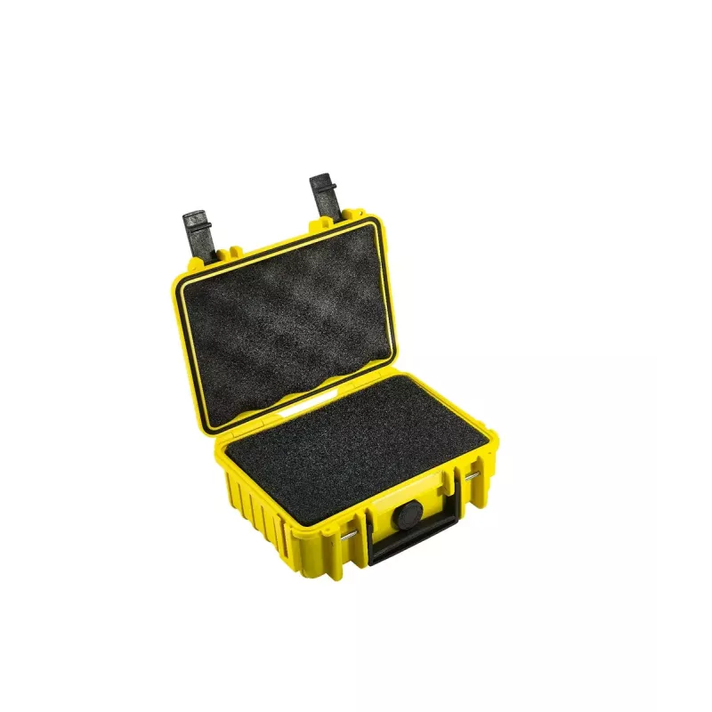 B&W Cases Type 500 geltonas kietas dėklas