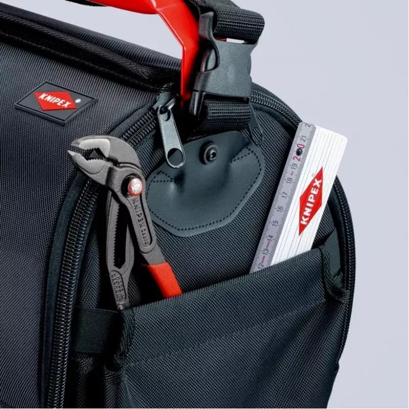 Knipex 00 21 08 LE dėklas įrankiams, juodas/raudonas, poliesteris
