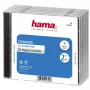 Hama CD Double Jewel Case standartinis, pakuotė po 5, 2 diskai, skaidrus
