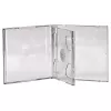 CD dvigubas jewel dėklas Hama 44752, pakuotė po 5 vienetus, 2 diskams, skaidrus