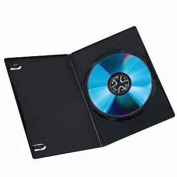 Dėklas DVD Slim Hama 51181 Juodas 1 diskas