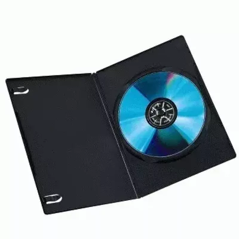 Hama DVD Slim Box 51182 juodas, 1 diskas