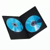 DVD dėklas dvigubas plonas Hama 51185 juodas 2 diskams