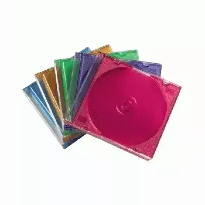 Hama CD Slim Box 25 vnt., įvairiaspalviai, 1 CD talpa