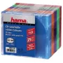 Hama CD Slim Box 25 vnt., įvairiaspalviai, 1 CD talpa
