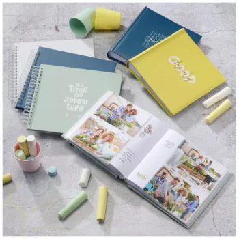 Hama Good Things nuotraukų albumas geltonas 200 lapų 10x15 knyginis įrišimas