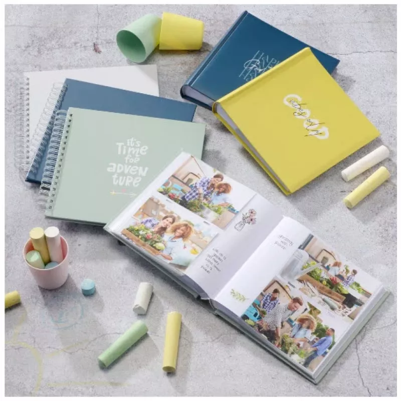 Hama Good Things nuotraukų albumas geltonas 200 lapų 10x15 knyginis įrišimas