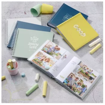 Hama Good Things fotoalbumas Mėlynas 200 lapų 10x15 knyginis įrišimas