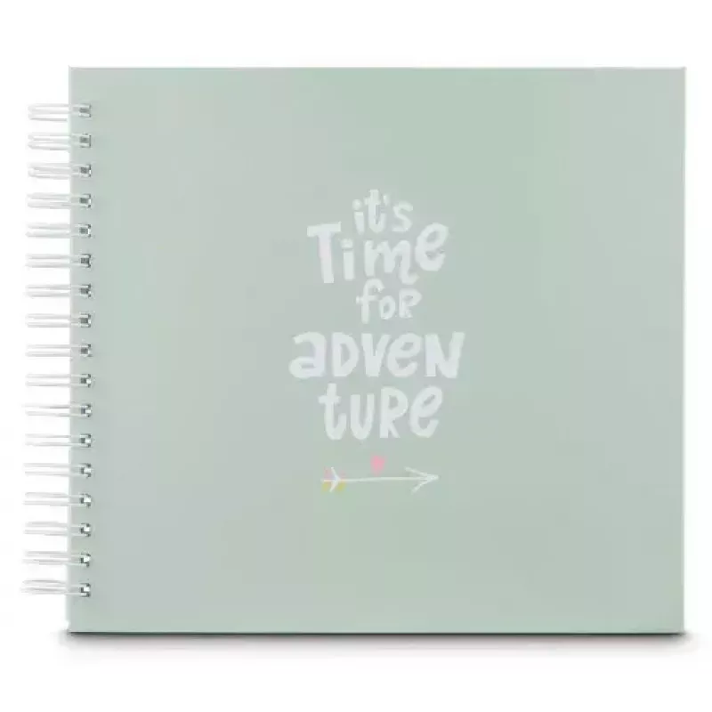 Hama Good Things nuotraukų albumas Žalias 100 lapų 10x15 cm spiralinis įrišimas
