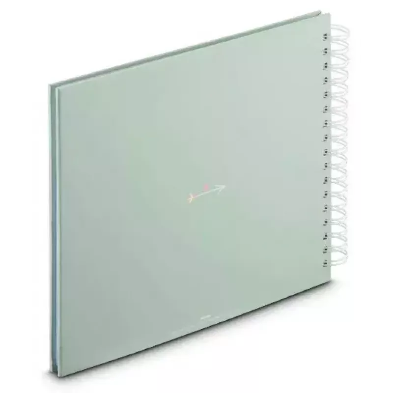 Hama Good Things nuotraukų albumas Žalias 100 lapų 10x15 cm spiralinis įrišimas