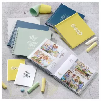 Hama Good Things nuotraukų albumas baltas 100 lapų 10x15 spiralinis įrišimas