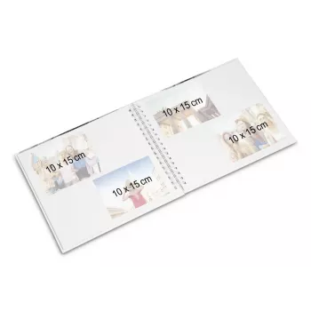 Hama Lovely fotoalbumas Mėlynas 100 lapų 10 x 15 cm Spiralinis įrišimas