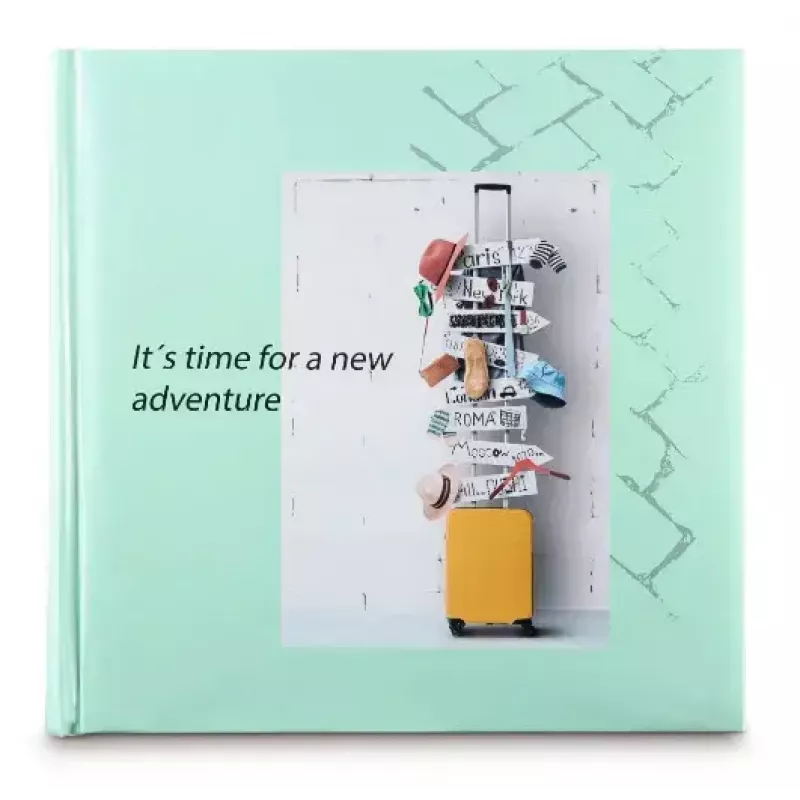 Hama Journey fotoalbumas Mėtų spalva 400 lapų 10x15 Knyginis įrišimas