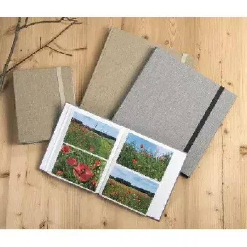 Hama Tessuto pilkas fotoalbumas 240 lapų 10 x 15 cm