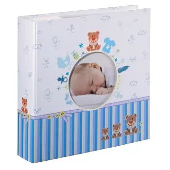 Hama Tim nuotraukų albumas Mėlyna, Balta 200 lapų 10x15