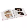 Hama Moni fotoalbumas rožinis, baltas 200 lapų 10x15 cm
