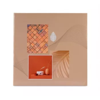 Fotoalbumas Hama Singo II Terracotta 100 lapų kietais viršeliais