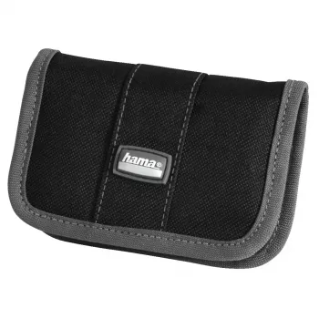 Hama Multi Card Case Mini dėklas atminties kortelėms Nailonas Juoda