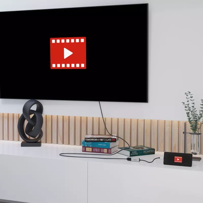 USB-C į HDMI adapteris Marmitek 08369, 0,15 m