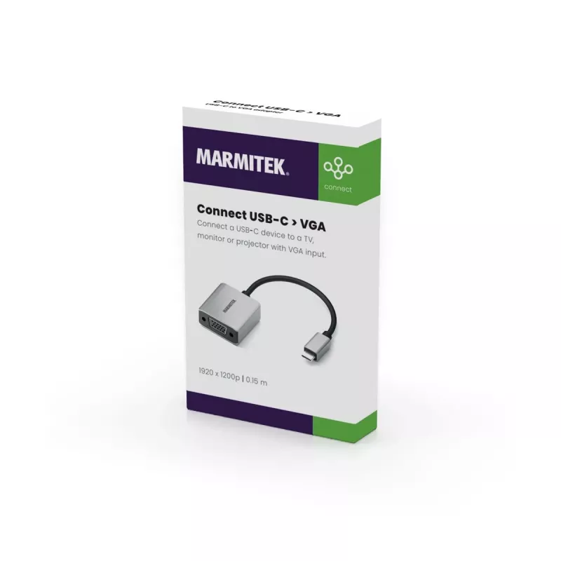 Marmitek Connect USB C į VGA – USB-C į VGA adapteris