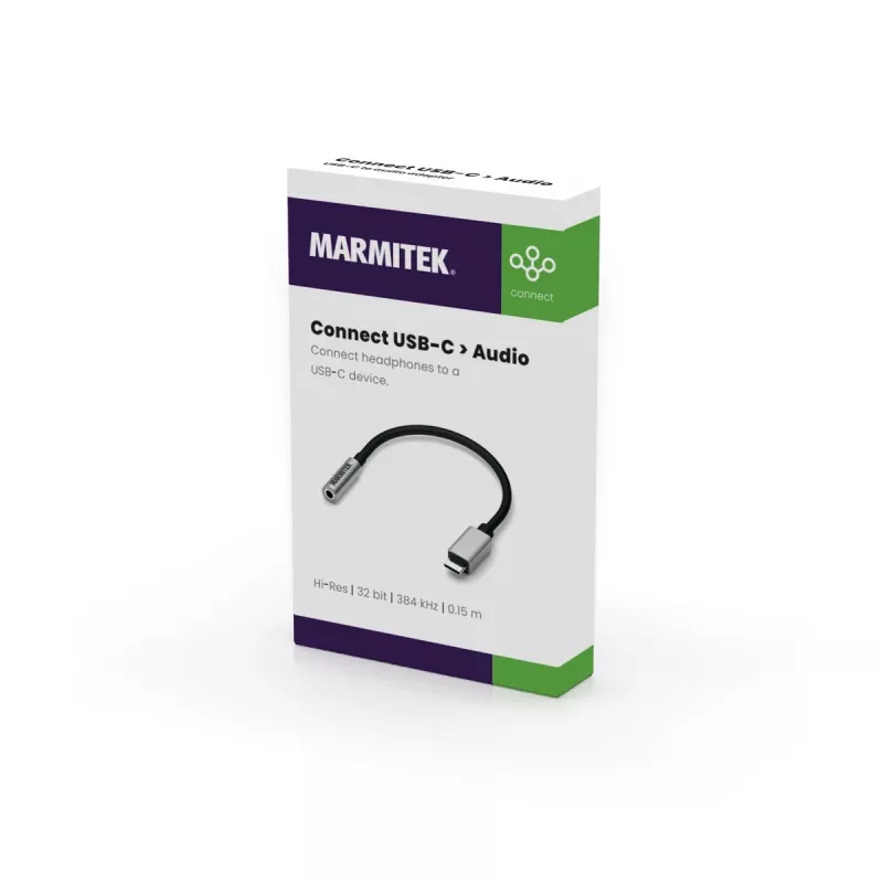 Marmitek Connect USB-C į garsą 8374 adapteris garso įrenginiams