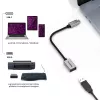 USB kabelis Marmitek 08375 0,15 m USB 3.2 Gen 1 USB-C USB-A juodas sidabrinis