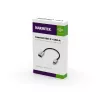 USB kabelis Marmitek 08375 0,15 m USB 3.2 Gen 1 USB-C USB-A juodas sidabrinis