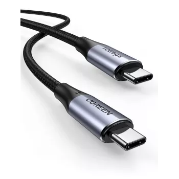 USB-C laidas Ugreen 80150 USB 3.2 Gen 2 juodas 10 Gbit/s