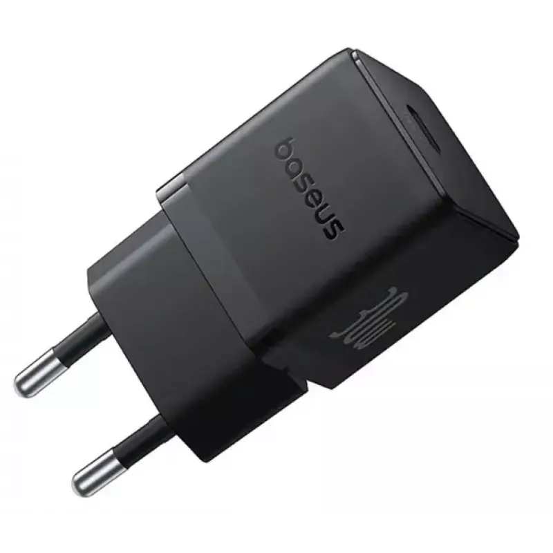Įkroviklis Baseus Palm Universal Black AC, 30 W, USB-C PD, vidaus patalpoms, universali suderinamumas