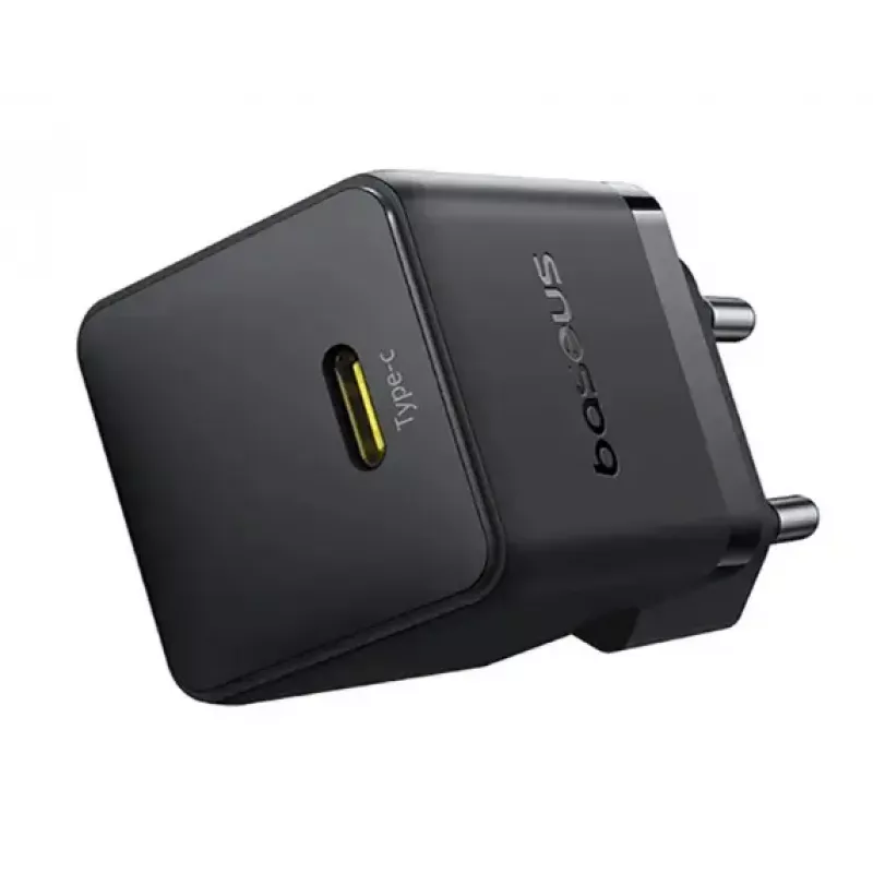 Įkroviklis Baseus Palm Universal Black AC, 30 W, USB-C PD, vidaus patalpoms, universali suderinamumas