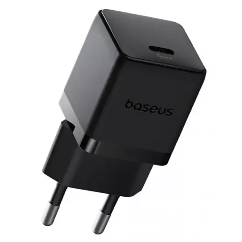 Įkroviklis Baseus Palm Universal Black AC, 30 W, USB-C PD, vidaus patalpoms, universali suderinamumas