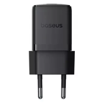 Įkroviklis Baseus Palm Universal Black AC, 30 W, USB-C PD, vidaus patalpoms, universali suderinamumas