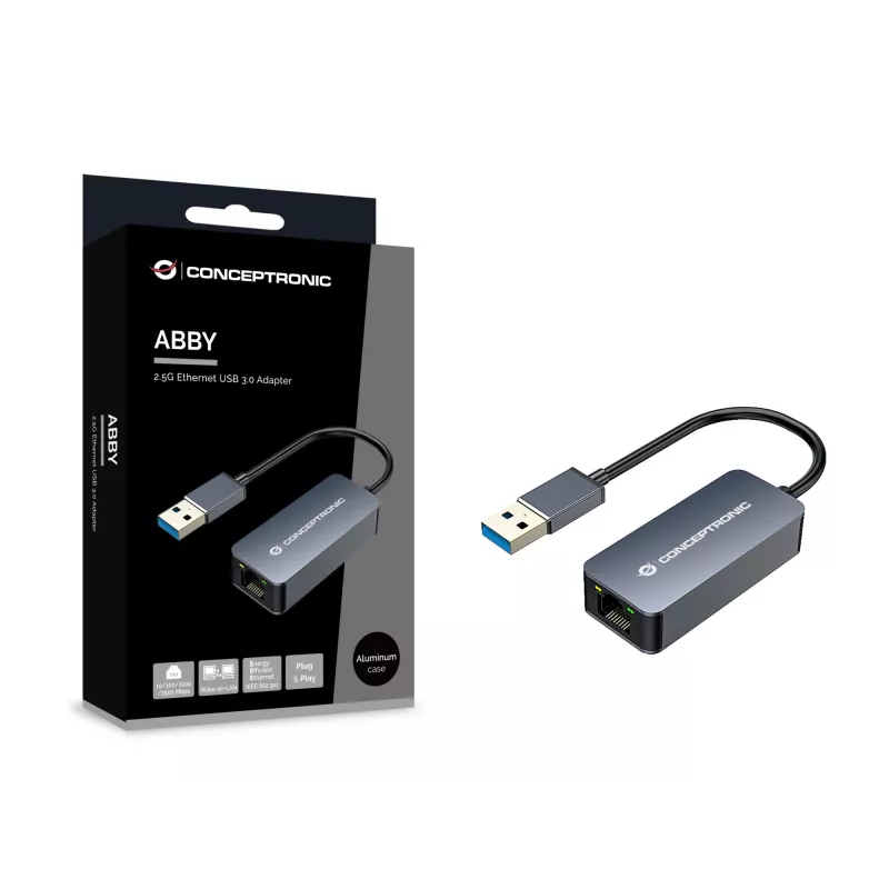 Tinklo kortelė Conceptronic ABBY12G USB į Ethernet 2500 Mbit/s