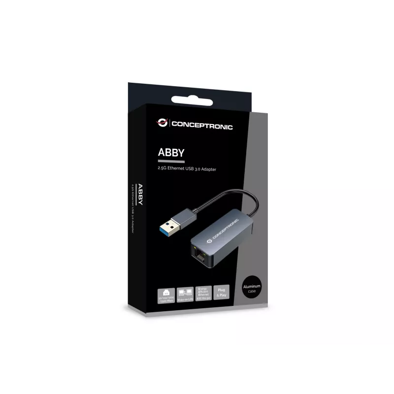 Tinklo kortelė Conceptronic ABBY12G USB į Ethernet 2500 Mbit/s