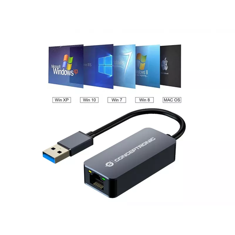 Tinklo kortelė Conceptronic ABBY12G USB į Ethernet 2500 Mbit/s