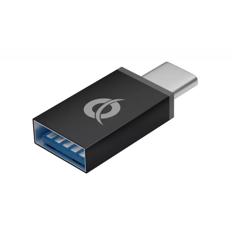 Conceptronic DONN07BA 3 prievadų USB 3.0 šakotuvas su Gigabit Ethernet adapteriu, USB-C/USB-A, Wake-on-LAN, juodas