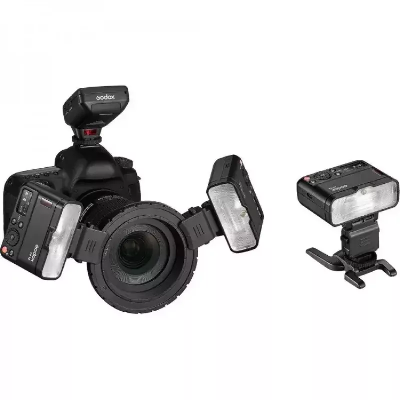 Makro blykstė Godox MF12, 12 W, 1,7 s įkrovimo laikas