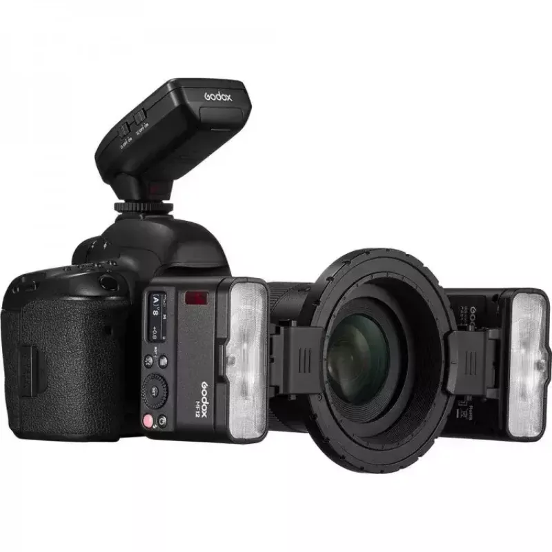 Makro blykstė Godox MF12, 12 W, 1,7 s įkrovimo laikas