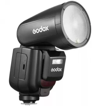 Godox V1Pro TTL Li-ion apvalios galvos blykstė Fuji 1,5s paruošimo laikas