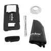 Softbox Godox SB-FW140 juodas nailoninis su difuzoriais ir korių grotelėmis