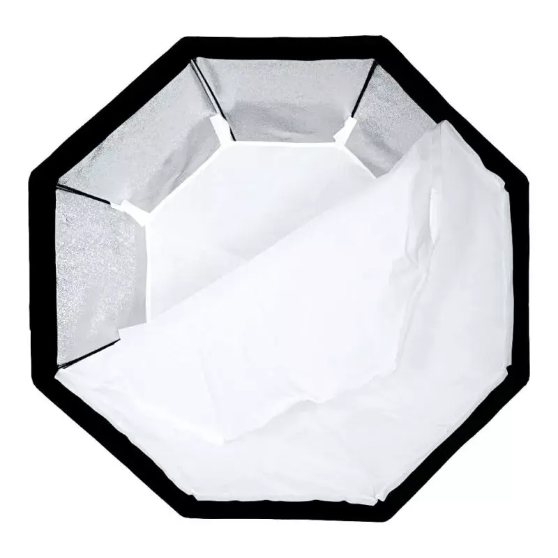 Softbox Godox SB-FW140 juodas nailoninis su difuzoriais ir korių grotelėmis