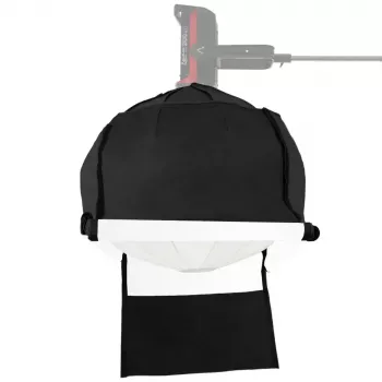 Aputure Lantern 90 juodai balta 90 cm difuzijos gaubtas su spyruokliniu narveliu